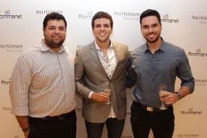 Caio Dias, Felipe Vieira e Danilo Reis 