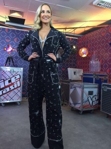 Claudia Leitte pronta para o primeiro dia da nova temporada do "The Voice Brasil" 