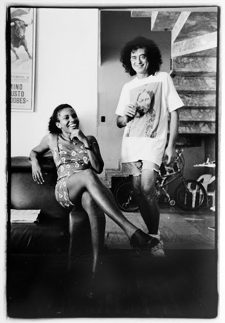 Margareth Menezes e Jimmy Page. Fotografia de Márcio Lima