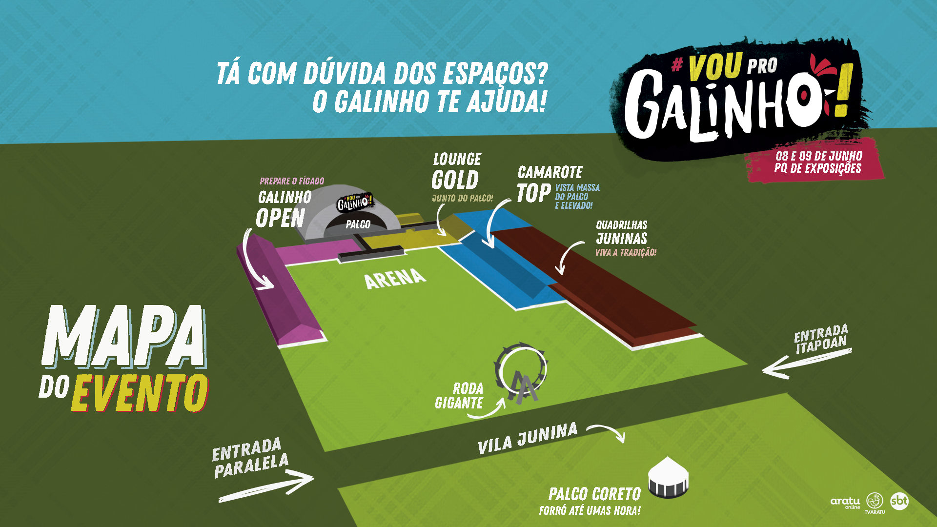 Mapa Galinho 2018