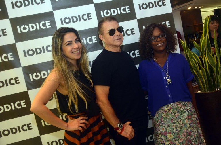 Simone Machado, Valdemar Iódice e Monique Brandão