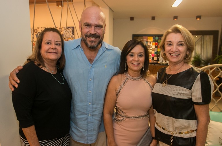 Flávia Palhares, Ion Menezes, Cili Cavalcante e Ana Bem Vinda