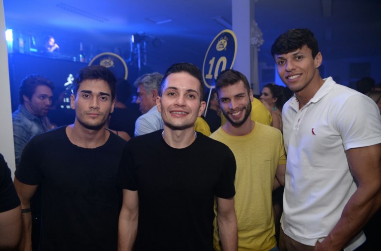 Almir Fernandes, Pedrinho Figueiredo, Hugo Porto e Lucas Cardoso