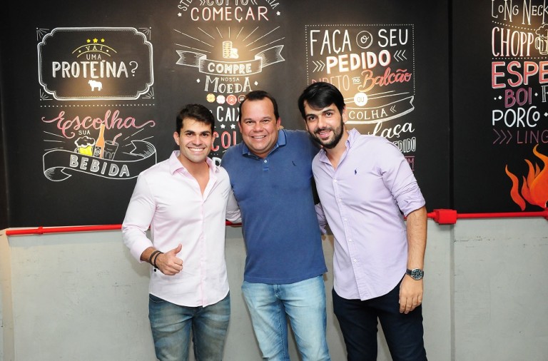 Guilherme Caracas, Geraldo Junior e Jaime Carvalho