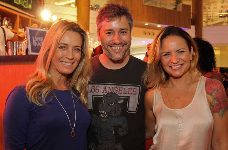 Olga Goulart, Lucas Salles e Juliana Coelho