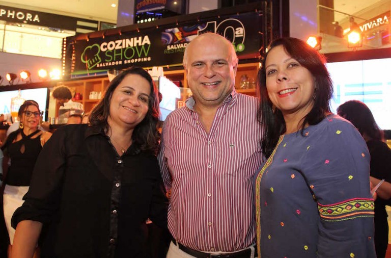 Sandra Adorno, Jorge e Luciana Teixeira