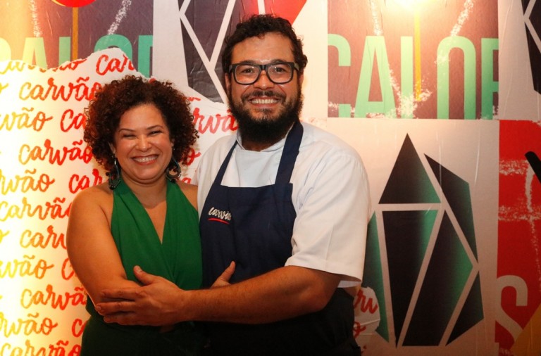 Eliane Pinho e Chef Ricardo Silva - Foto Jorge Thadeu (1)