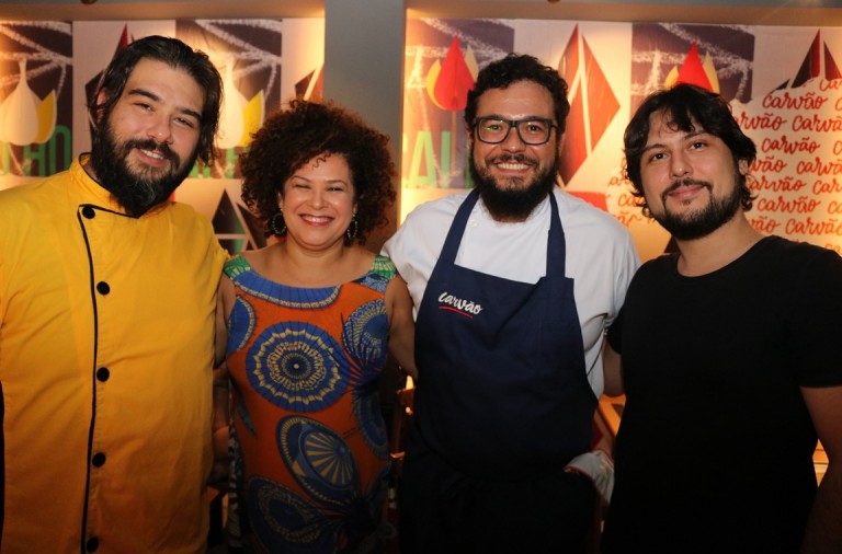 Junior WM, Eliane Silva,Chef Ricardo Silva e Alexandre Takei - Foto Jorge Thadeu (2)