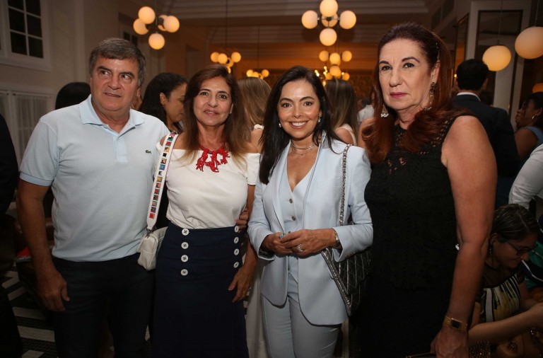 Normando e Silvana Ferreira, Catia Baiardi e Mirela Machado