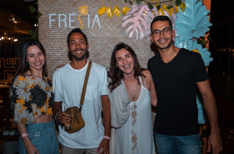 Raissa Gaspari, Marcus Bompet, Mariana Falcão e Luciano Ferraz