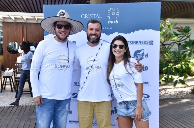 Marcelo Araujo, Luiz Venturelli e Thaynara Correia