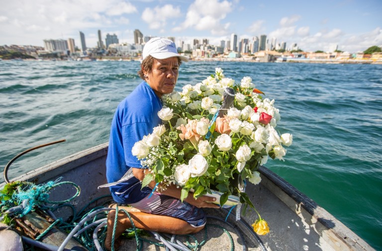 A pescadora Alessandra Fernandes, a Dandinha Foto Affonso Fontoura 2