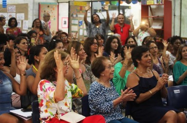 1º Festival de contação de histórias homenageia Betty Coelho.
Foto: Elói Corrêa/GOVBA