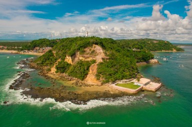 Vista aérea de Morro de São Paulo - foto Elton Andrade