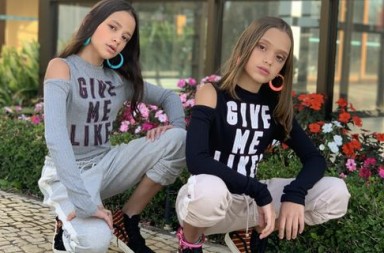 As irmãs Millena e Manu Maia