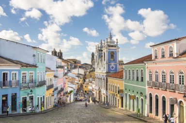 Pelourinho in Salvador da Bahia, Brazil