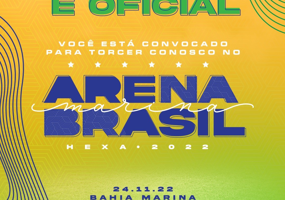 Transmissão ao vivo dos jogos do Brasil na Copa do Mundo e shows de grandes nomes da música