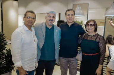 Wilson Oliveira, Frank Caramelo, Adriano Mascarenhas e Dora Oliveira