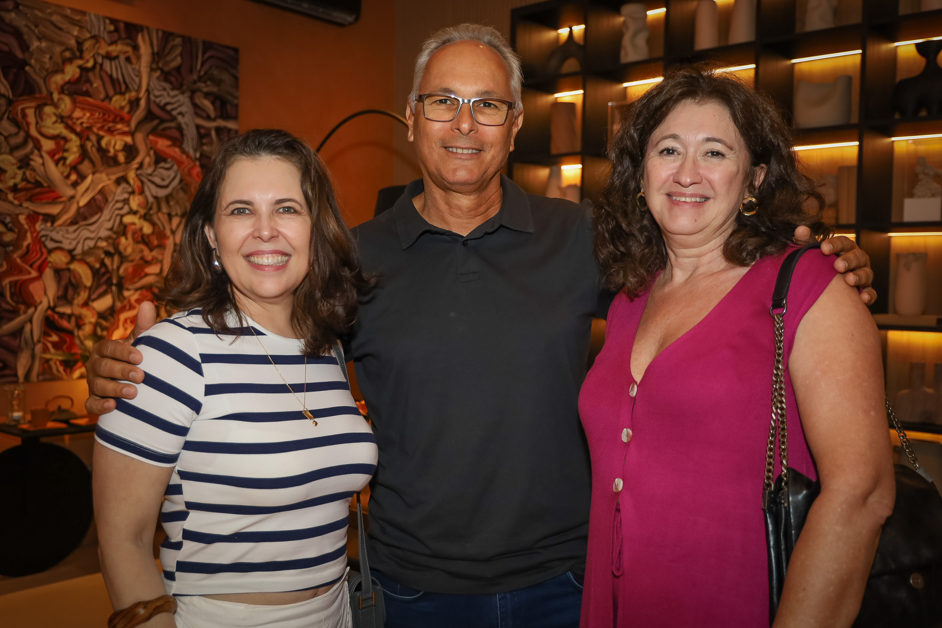 Carla Garcia, Alex Sá e Eliane Zanchet .